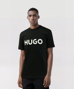 Hugo White Logo Crna Majica