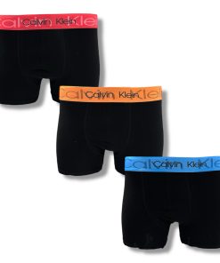 Calvin Klein Classic Fit Boxers Orange, Blue & Red- 3 Pack