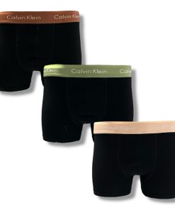 Calvin Klein Classic Fit Boxers Brown, Olive & Beige- 3 Pack
